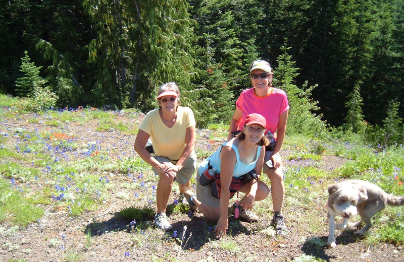 Hiking at The Wayfarer Resort.