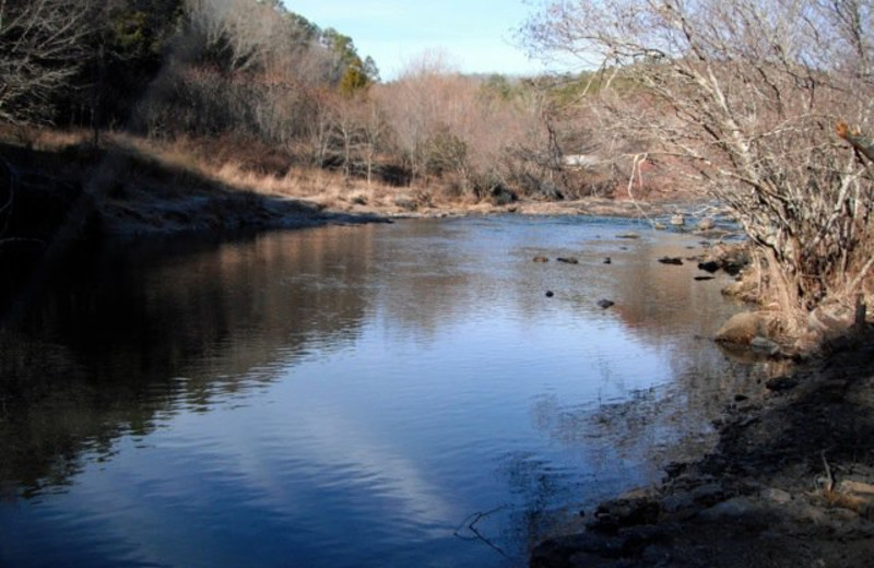 Lake near Hochatown Country Lodge.