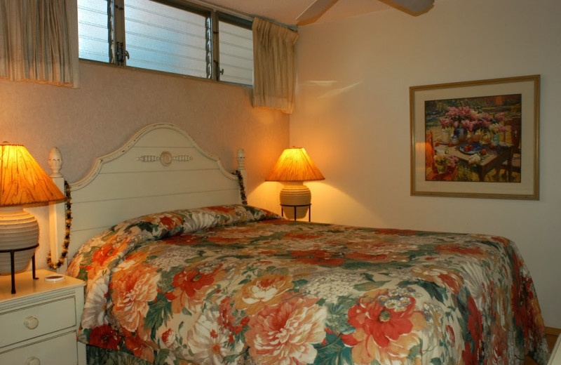 Vacation rental bedroom at Hale Kai O Kihei.