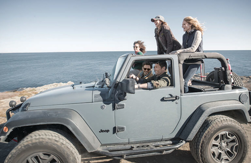 ATV at Cliff House Maine.