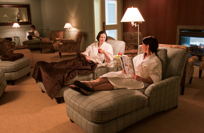 Spa lounge at Cranwell Spa & Golf Resort.