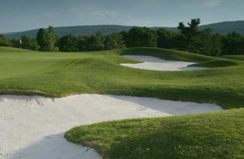 The greens at Bristol Harbour Resort.