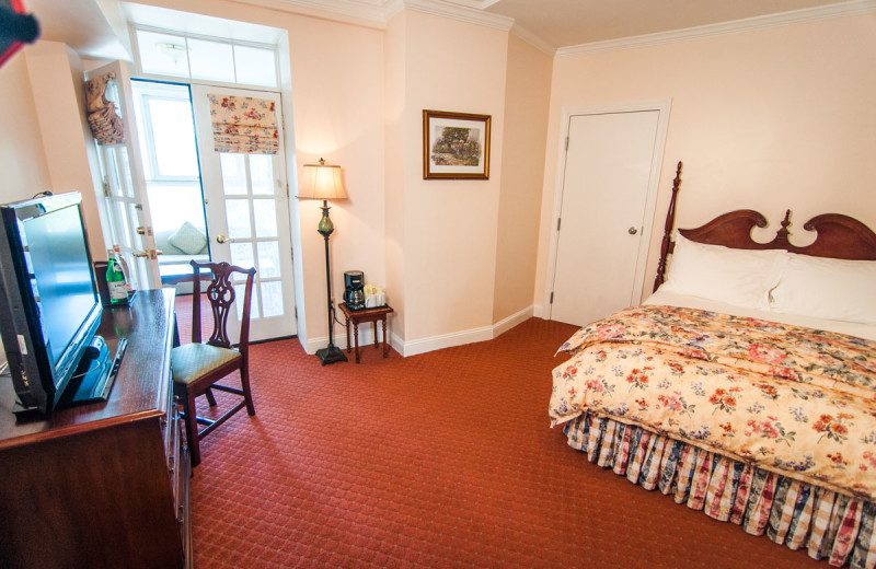 Guest room at The Hotel Northampton.