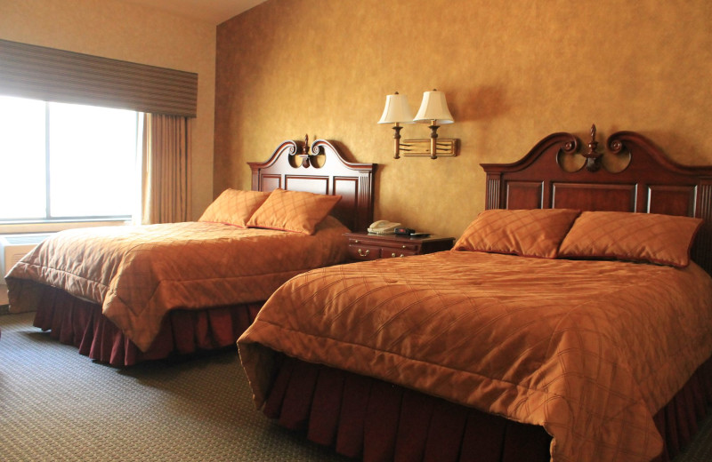 Guest room at Rushmore Express Inn & Family Suites.