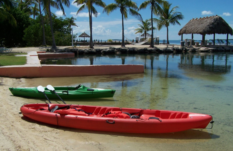 Beach at Rock Reef Resort.