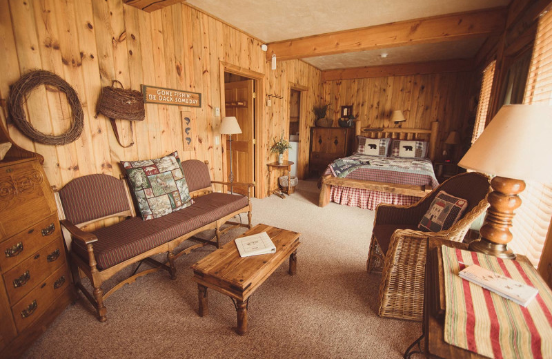 Guest suite at Vee Bar Guest Ranch.