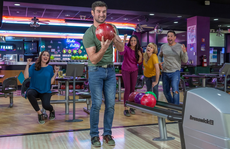 Bowling at Lodge At Cliff Castle Casino.