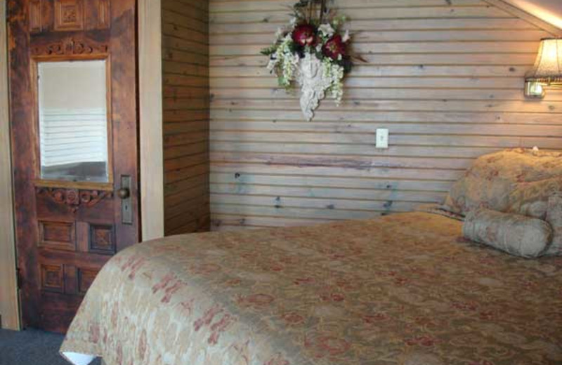 Guest room at Bonnybrooke Farm atop Misty Mountain.