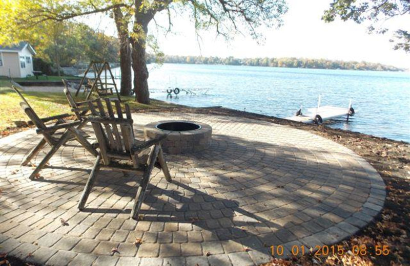 Fire pit at Broken Arrow Resort.