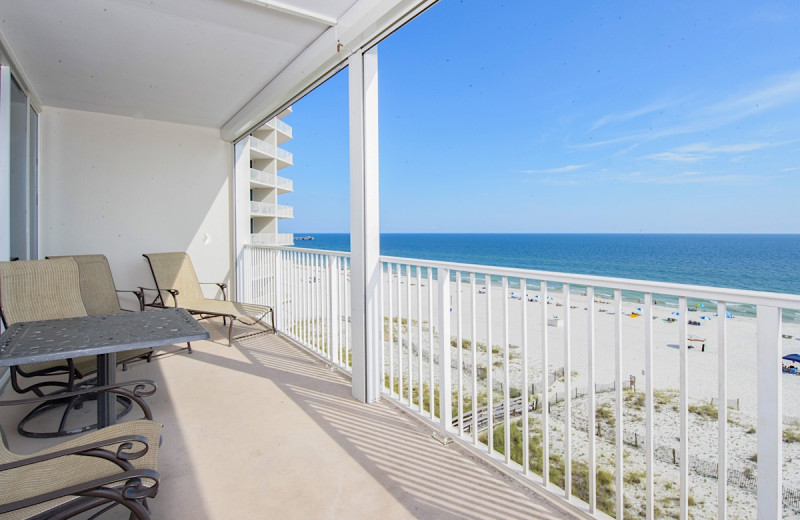 Rental balcony at Sunset Properties.
