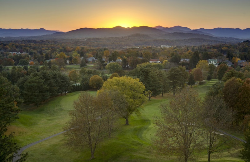 Golf course at The Grove Park Inn Resort & Spa.