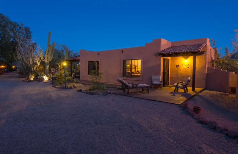 Exterior view of White Stallion Ranch.