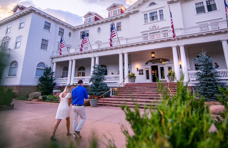 Couple at The Stanley Hotel.