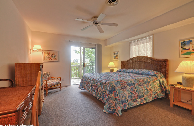 Guest room at Cabana Gardens Bed and Breakfast.