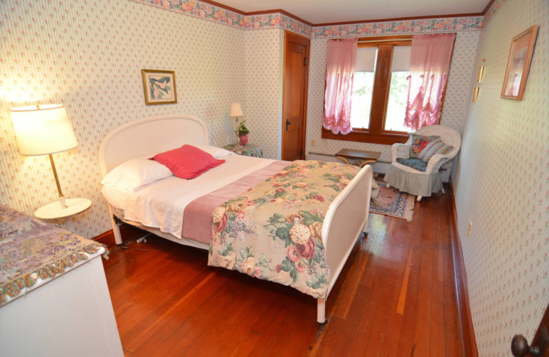 Guest room at Barker Lake Lodge.