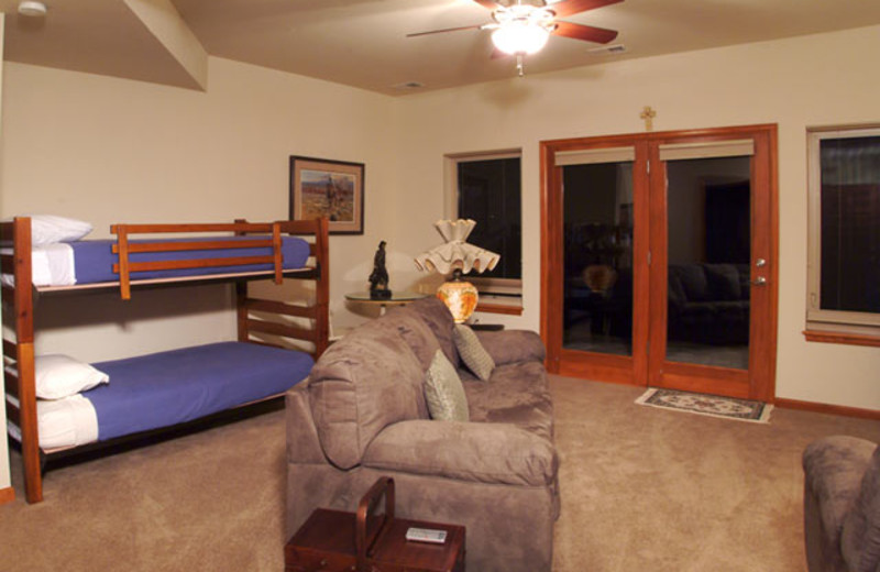 Bedroom suite at Marys Lake Vacation Condos.