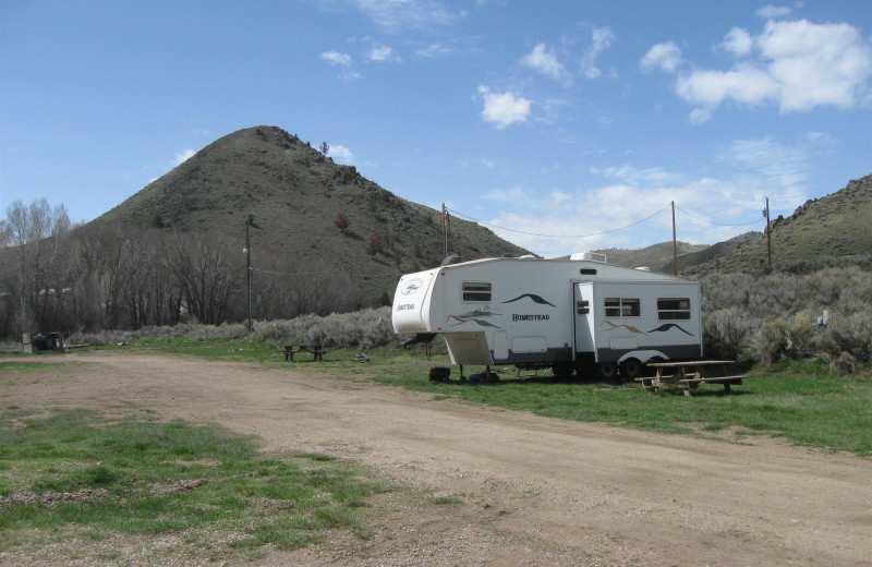 RV campground at Woods Landing.