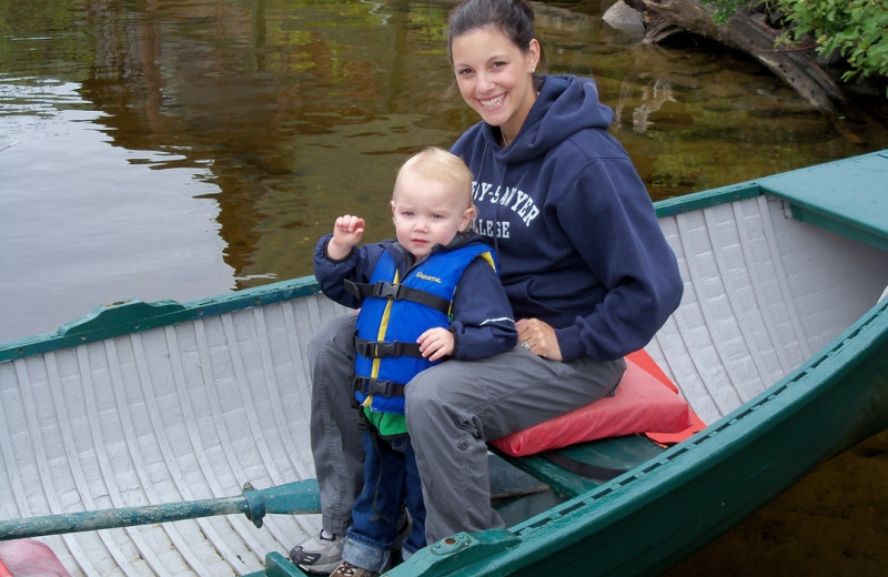 Canoeing at Grant's Camps.