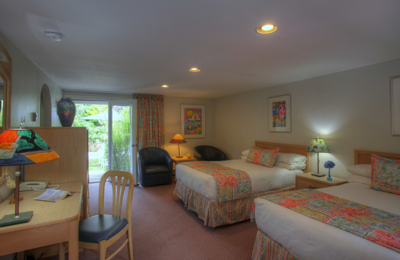 Guest room at Pleasant Bay Village.