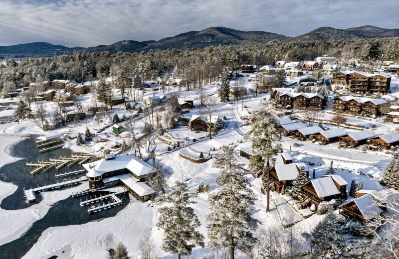 Winter at The Lodges at Cresthaven on Lake George