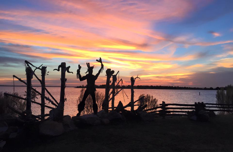 Sunset at Big Chief RV Resort.