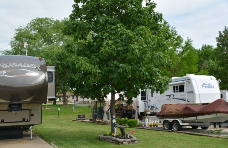 RV camp at Mark Twain Landing.