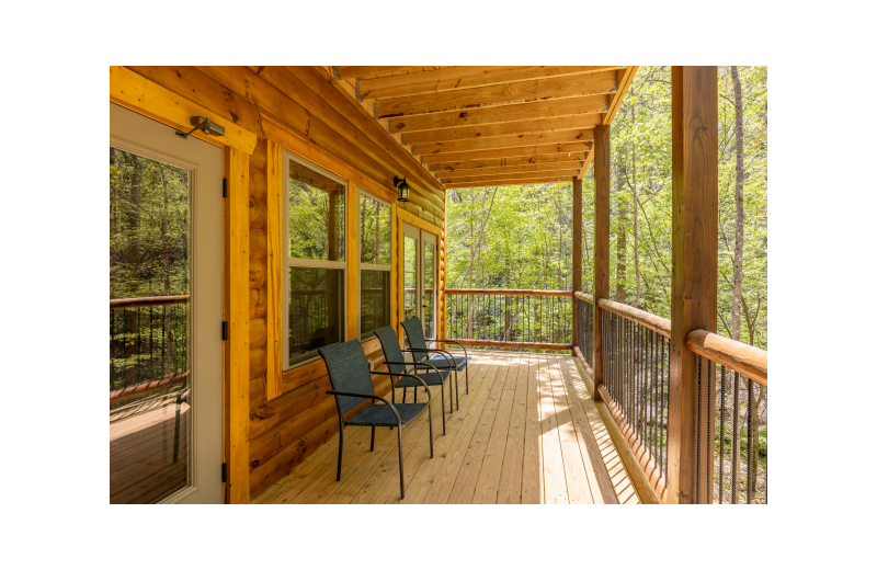 Deck at American Patriot Getaways - Poolin' Around.