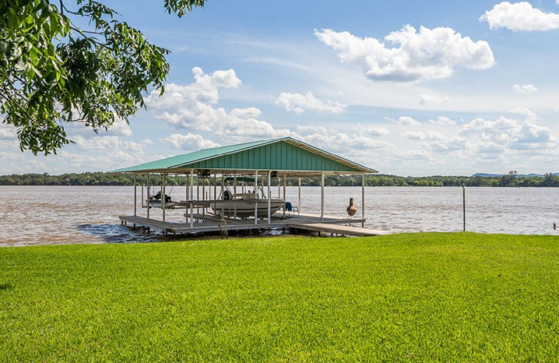 Dock at Campa Pajama Cabin.