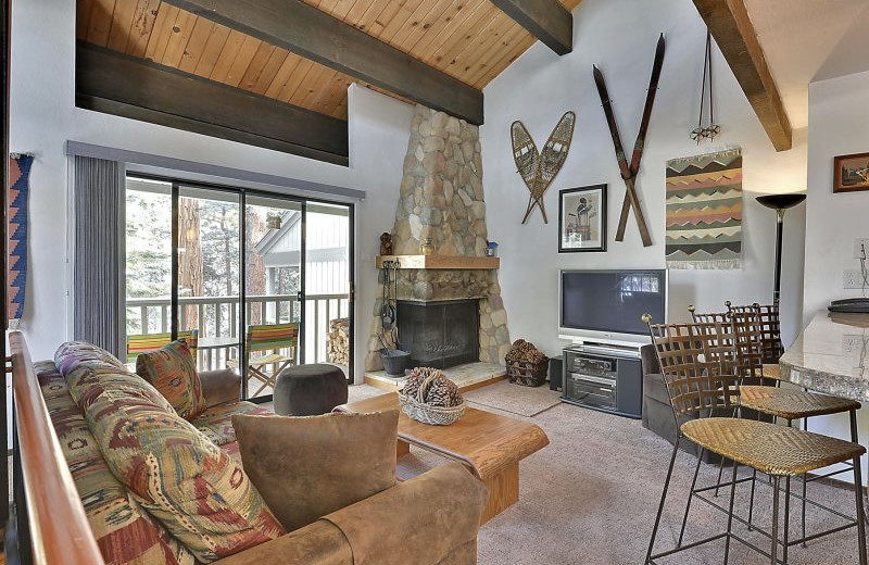 Rental living room at Stay in Lake Tahoe.