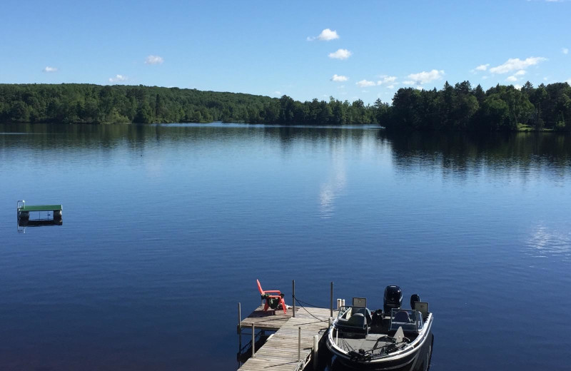 Lake view at Reiske's Island View Resort.
