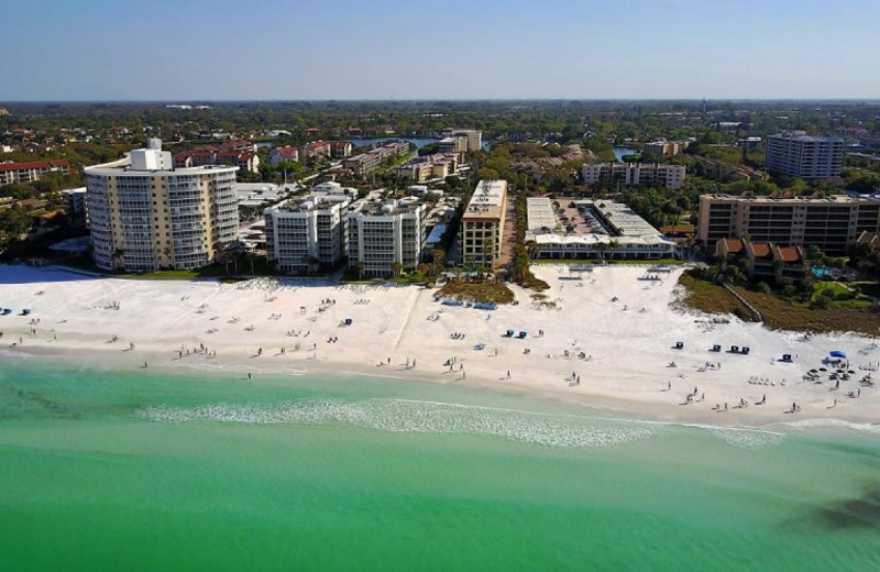 Beach at El Presidente Condos.