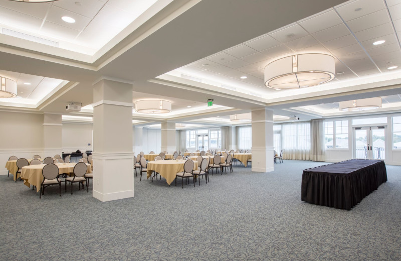 Meeting room at The Inn at Harbor Shores.