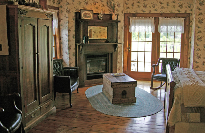 Guest room at Chanticleer Guest House.