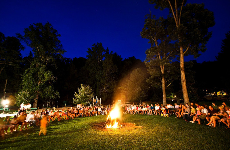 Bonfire at Capon Springs & Farms.