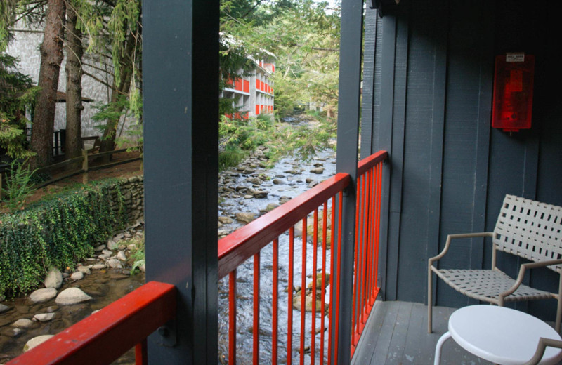 Balcony at Zoder's Inn.