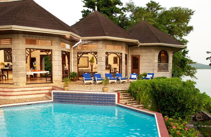 Villa pool at Bluefields Bay Villas.