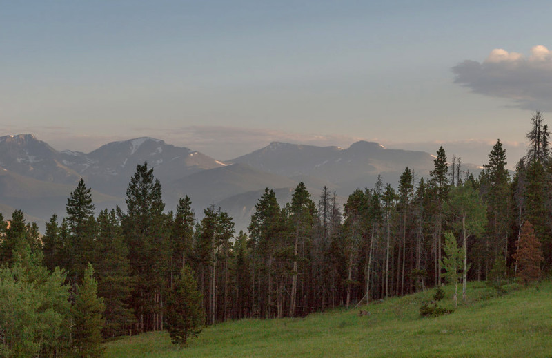 Scenic view of Wind River Ranch.