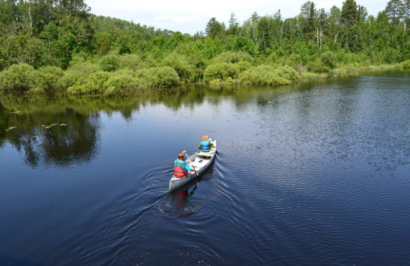 Canoeing at Giants Ridge Golf and Ski Resort.