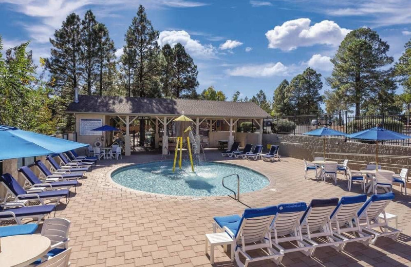Outdoor pool at Wyndham Flagstaff Resort.