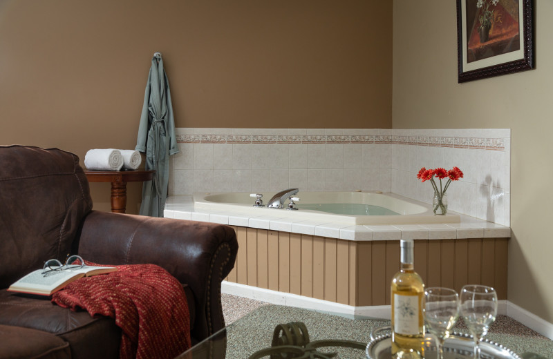 Guest hot tub at The French Manor Inn and Spa.