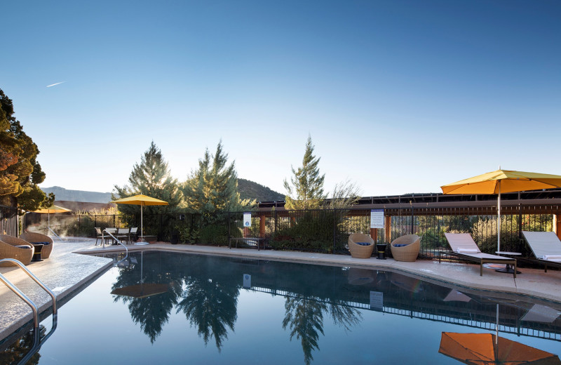 Outdoor pool at Sky Rock Inn of Sedona.