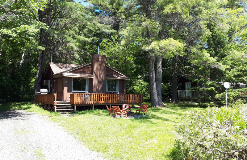 Cabin exterior at Sandy Lane Resort.