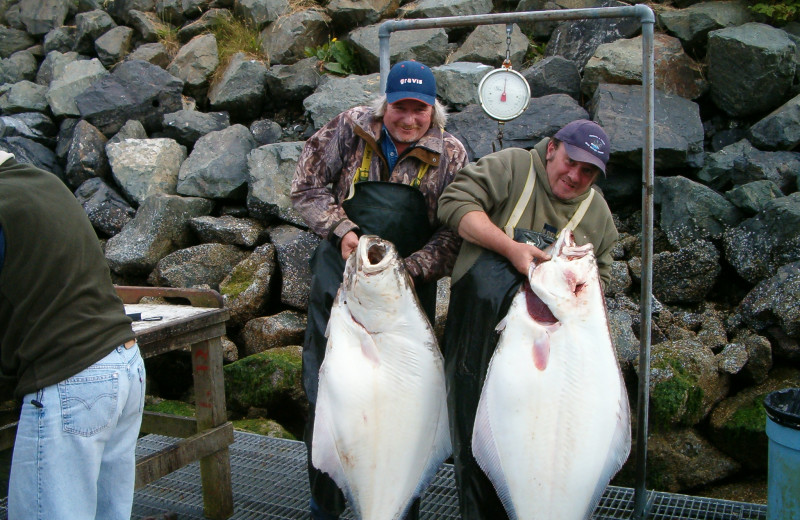 Fishing at Tofino Lodge.