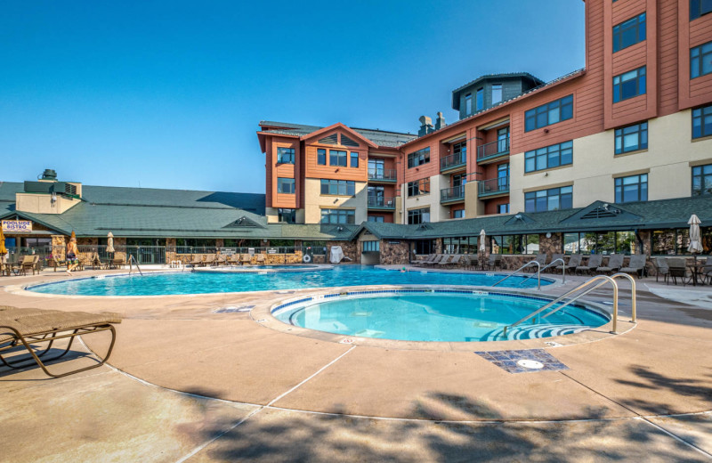 Outdoor pool at The Steamboat Grand.