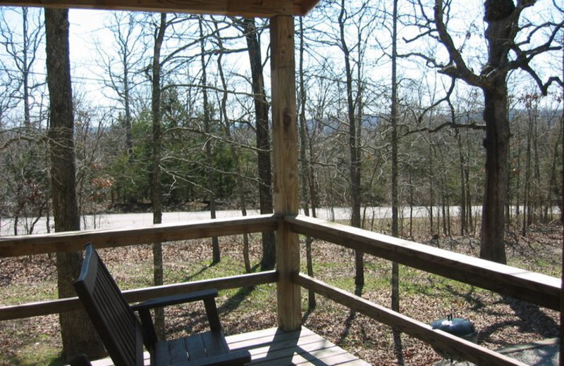 Deck view from Golden Arrow Resort.