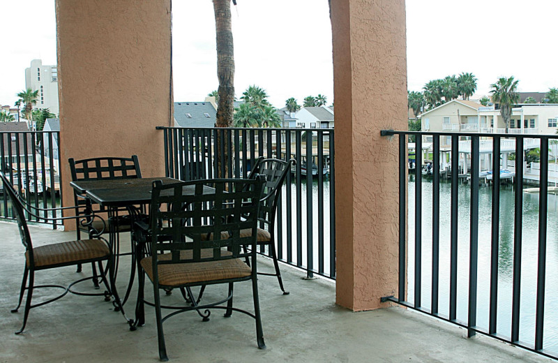 Balcony view at WindWater Hotel & Resort.