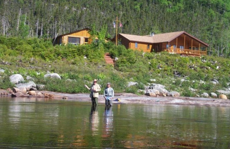 Cabin at Grey River Lodge.