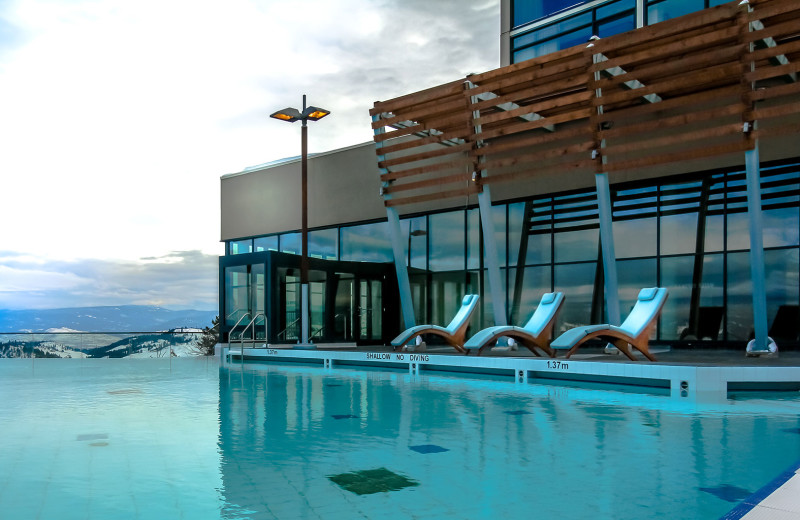 Outdoor pool at Sparkling Hill Resort.