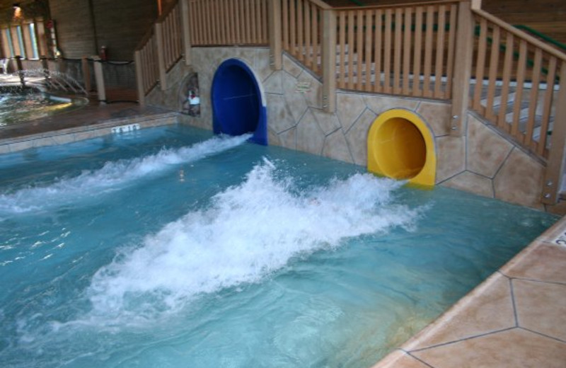 Water slide at Holiday Inn Express Brainerd.