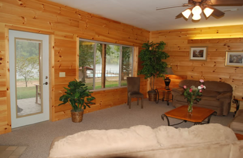 Cabin Interior at Stetson's on the White